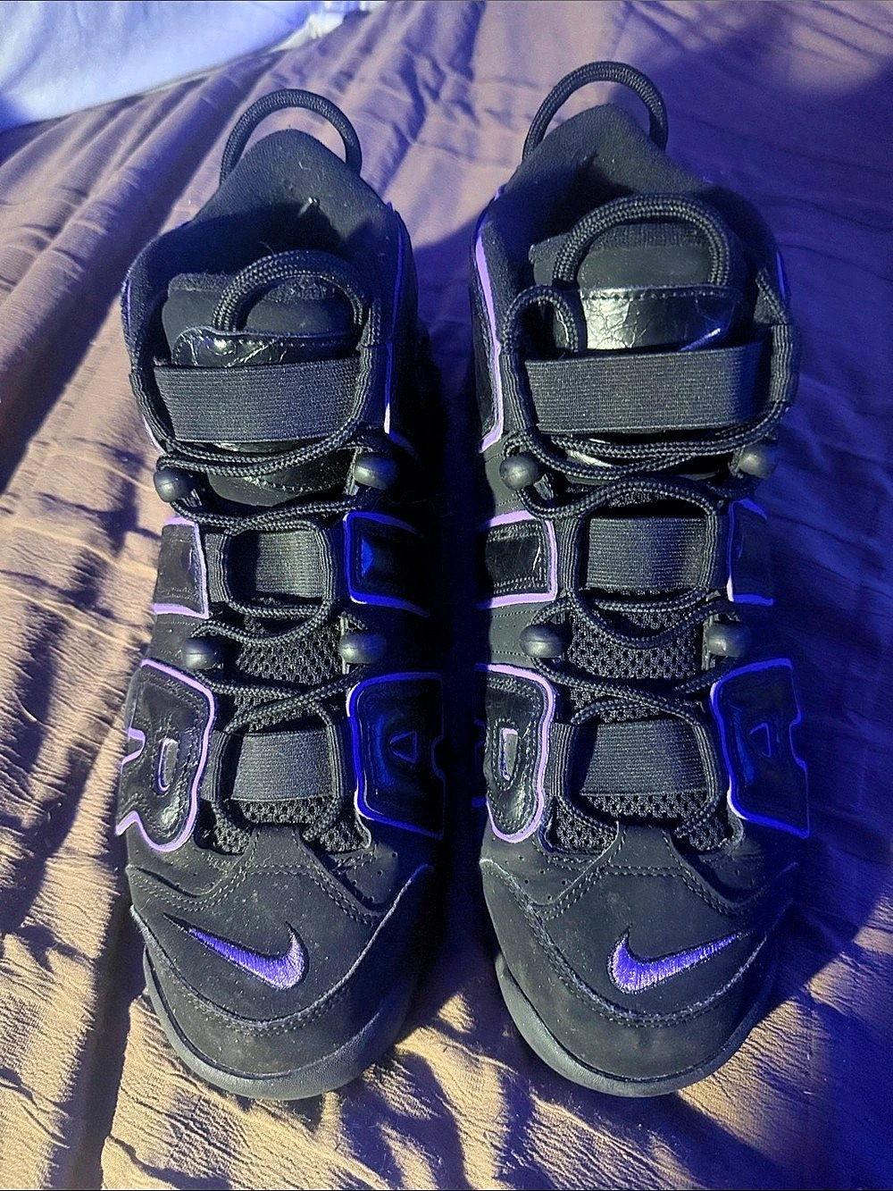 Nike Air More Uptempo Men's Black & Purple US 11